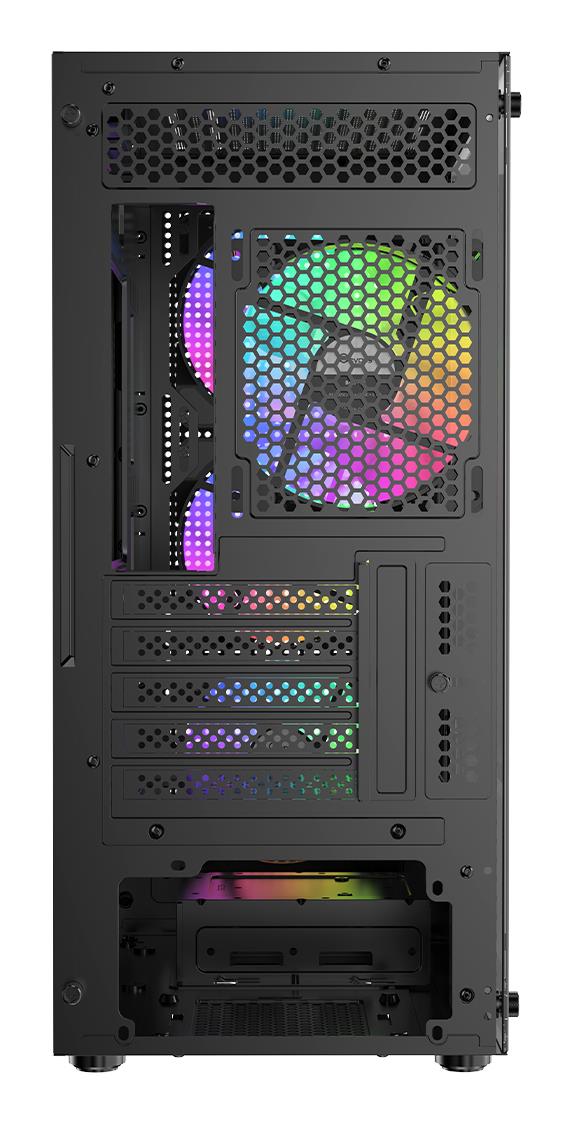 Корпус для компютера MATX W/O PSU GAMMA C50 BK ARGB (GAMMA-C50-BKG400XX-GL) OCYPUS на малюнкі №5