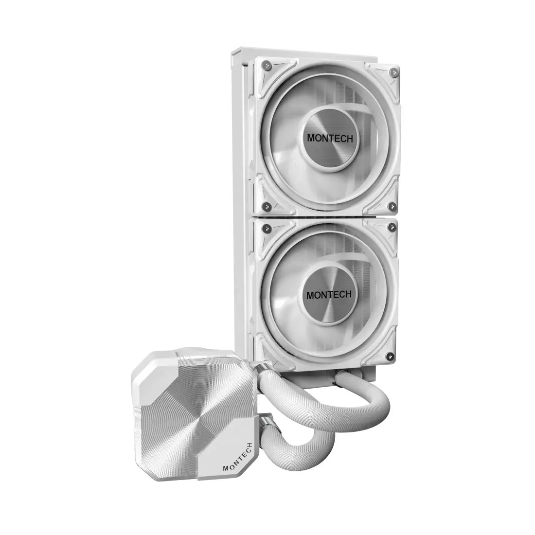 Система охолодження для комп’ютерного процесора MULTI SOCKET WHITE HYPERFLOW SILENT240(W) MONTECH на малюнкі №6