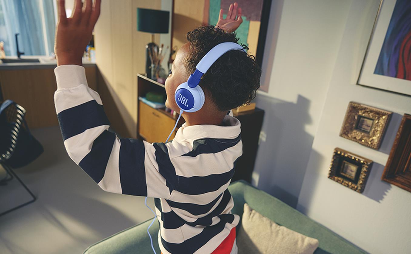 Навушники з БТ JBLJR320BLU дивитися зображення № 10