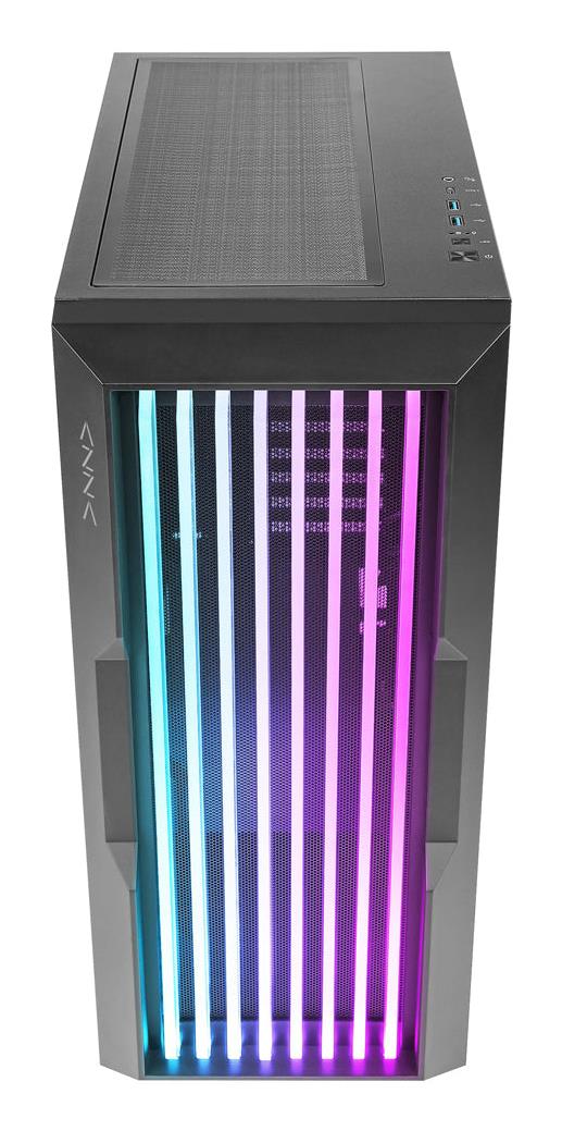 Корпус ATX W/O PSU GUARDIAN GLASS CSAZ-520BG AZZA на малюнкі №4