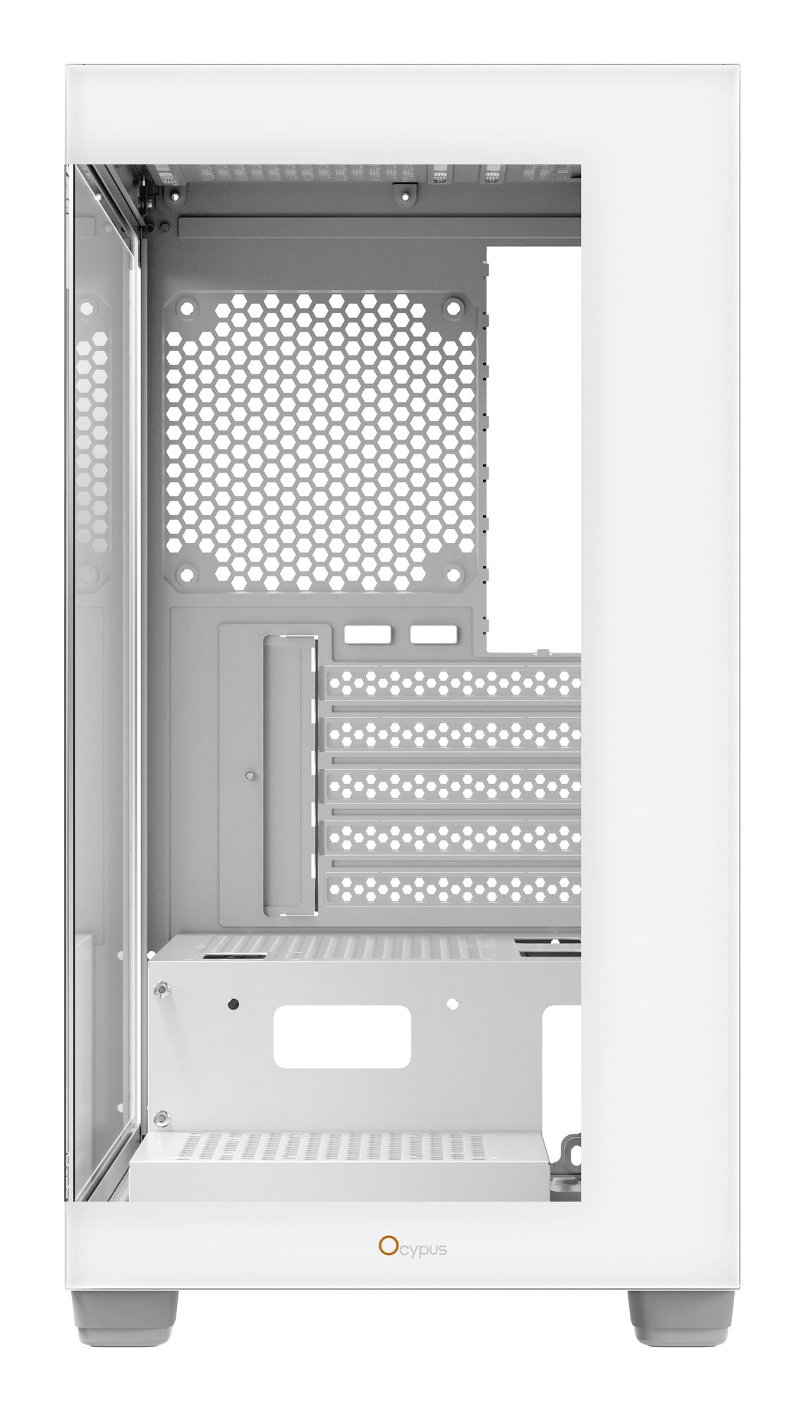 Корпус для компютера MATX W/O PSU GAMMA C52 WH (GAMMA-C52-WHD000XX-GL) OCYPUS на малюнкі №2