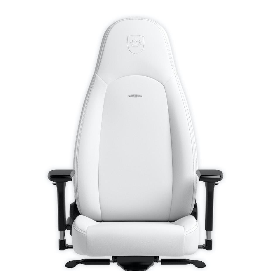 Ігрове крісло Noblechairs ICON високотехнологічна штучна шкіра, білий на малюнкі №3