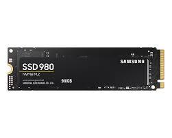 SSD | SAMSUNG | 980 | 500GB | M.2 | PCIE | NVMe | MLC | Write speed 2600 MBytes/sec | Read speed 3100 MBytes/sec | 2.38mm | TBW 300 TB | MTBF 1500000 hours | MZ-V8V500BW