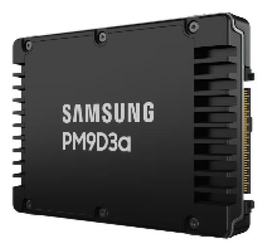 SSD|SAMSUNG|SSD series PM9D3A|1.92TB|PCIe Gen5|NVMe|Write speed 3500 MBytes/sec|Read speed 12000 MBytes/sec|Form Factor 2,5″|MZWL61T9HFLT-00AW7