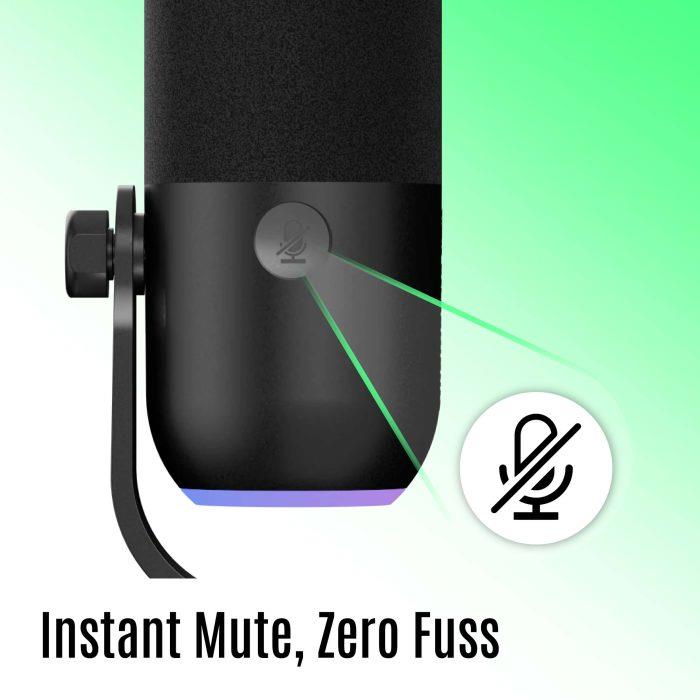 Мікрофон Streamplify MIC MINI-48-RGB-ST, чорний на малюнкі №15