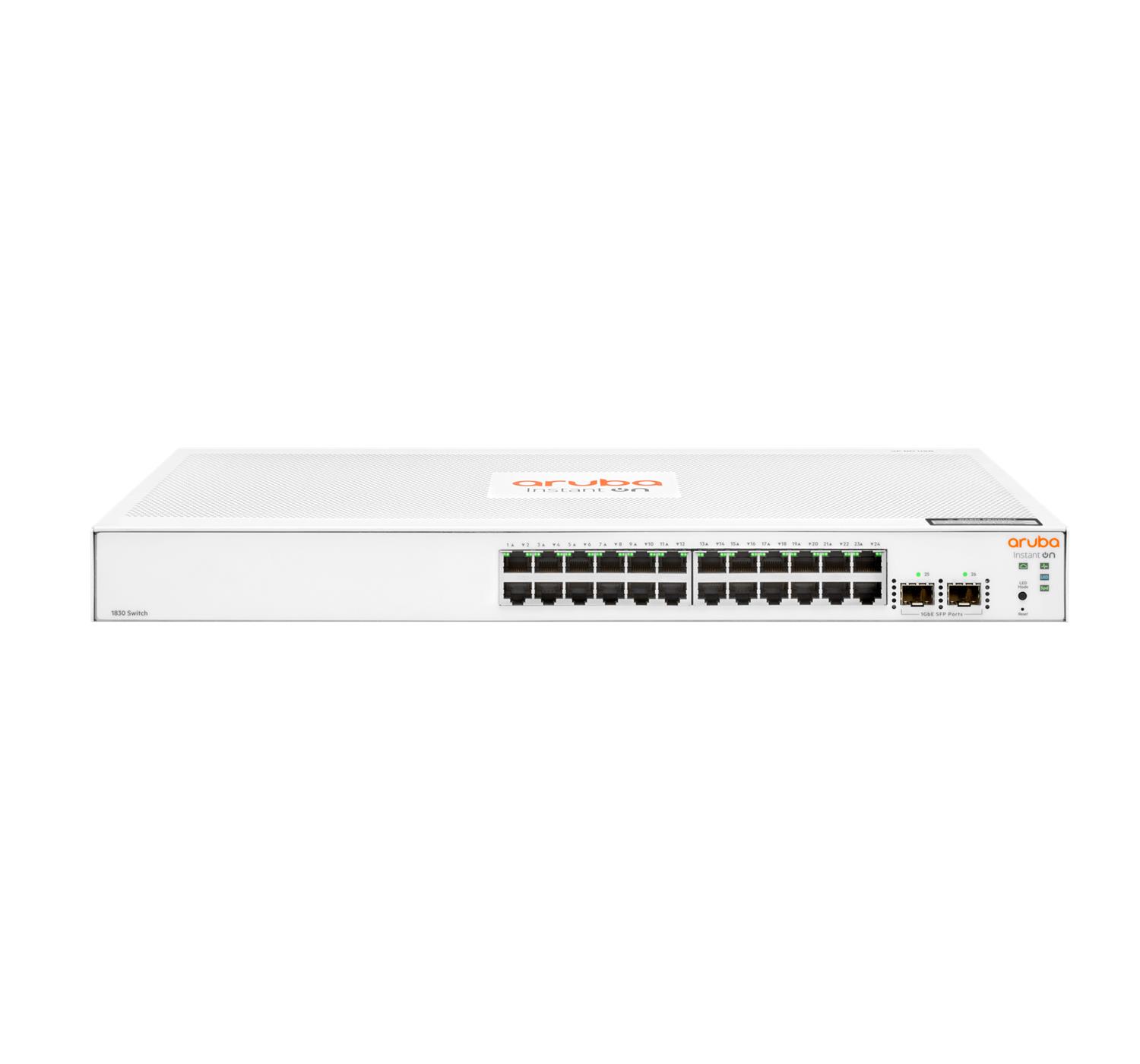 Net Switch 24PORT 1000M 1830/24G 2SFP JL812A Aruba By HPE
