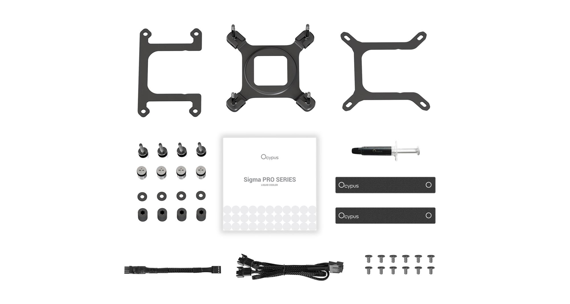 Система рідинного охолодження для компютерного процесора SIGMA L36 PRO BK (SIGMA-L36-BK3ANWL00P-GL) OCYPUS на малюнкі №8