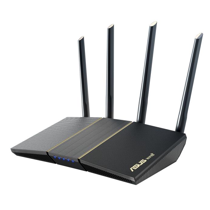 Wireless Router | ASUS | Wireless Router | Mesh | Wi-Fi 5 | Wi-Fi 6 | IEEE 802.11a/b/g | IEEE 802.11n | 1 WAN | 4x10/100/1000M | Number of antennas 4 | RT-AX57
