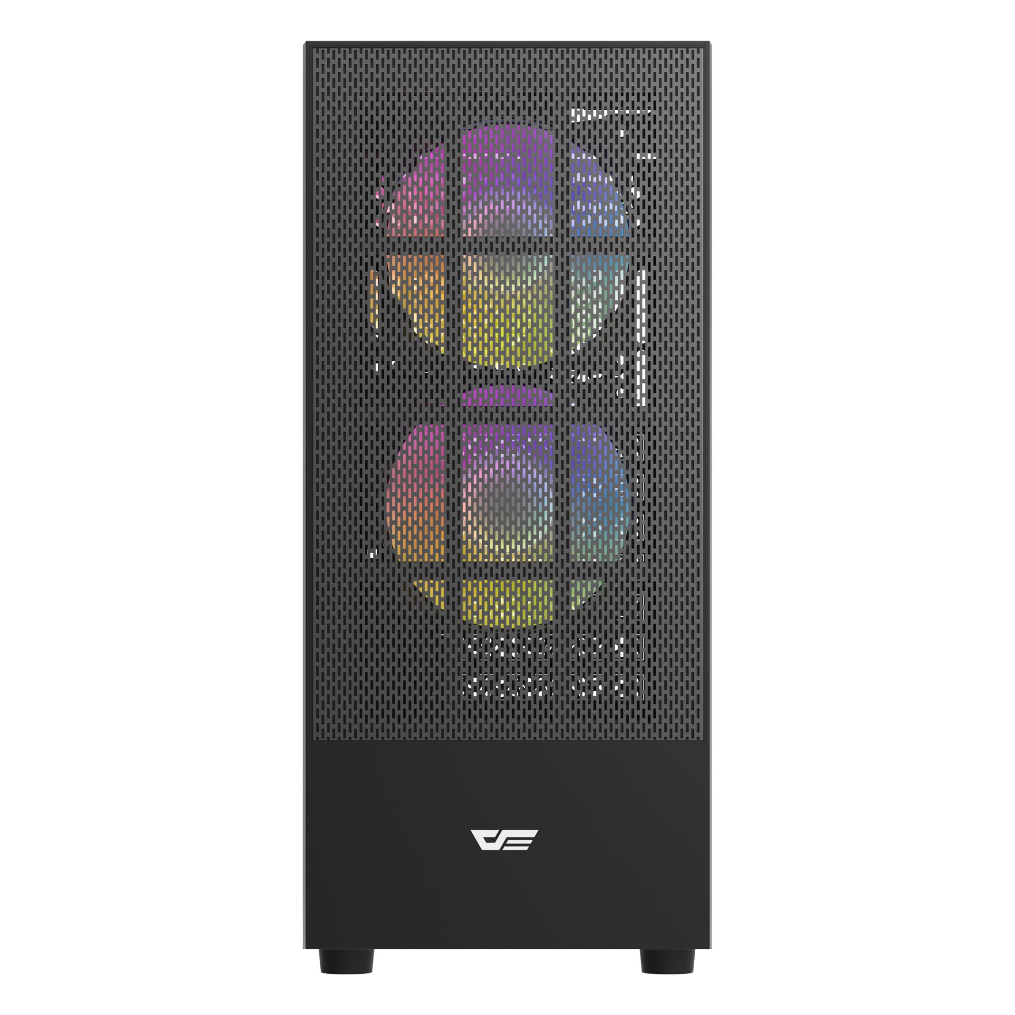 Корпус для компютера DARK FLASH ATX без блока живлення A290 чорний на малюнкі №6