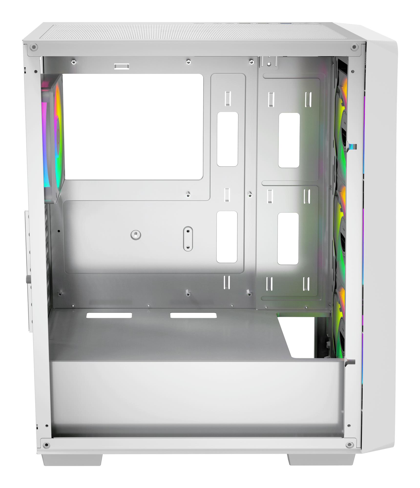 Корпус для компютера ATX W/O PSU GAMMA C60 WH ARGB (GAMMA-C60-WHG400XX-GL) OCYPUS на малюнкі №8