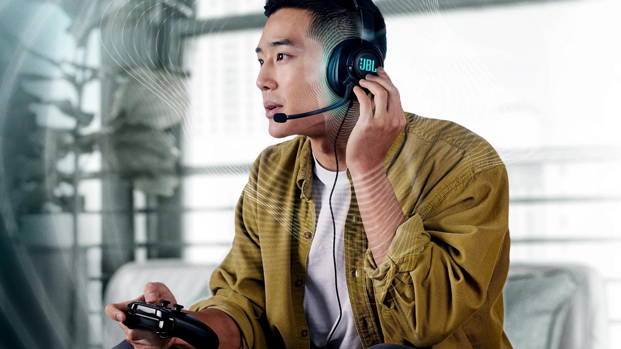 Навушники JBLQUANTUM400BLK дивитися зображення № 14