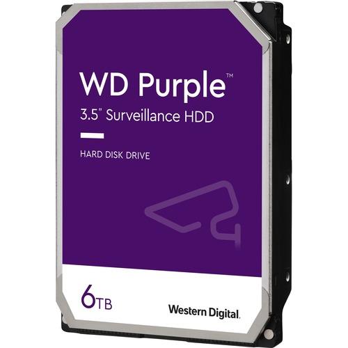 HDD|WESTERN DIGITAL|Surveillance|6TB|SATA|256 MB|5400 rpm|3,5"|WD63PURZ
