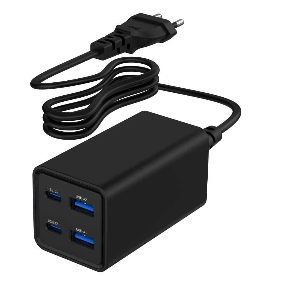 CHARGER USB UNIVERSAL 4P 65 W/TA-UC-2 A2 C-PD65-01-BK GEMBIR...