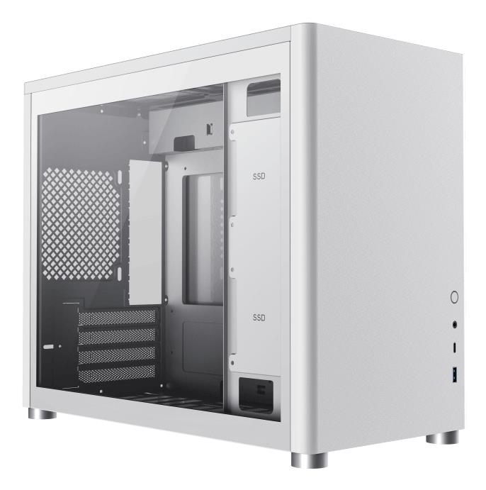 Корпус для компютера ATX W/O PSU SPARK FULL WHITE GAMEMAX на малюнкі №1