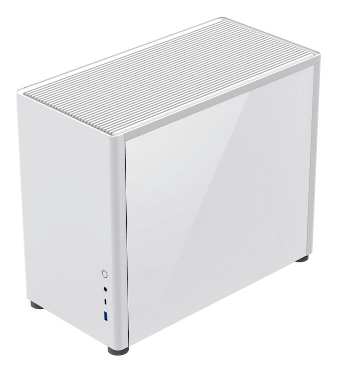 Корпус для компютера ATX W/O PSU SPARK FULL WHITE GAMEMAX на малюнкі №7