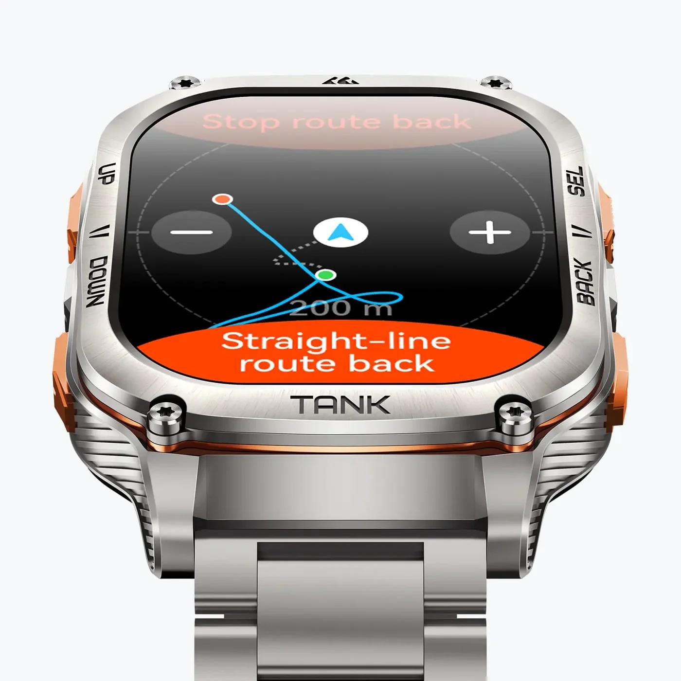 Розумний годинник TANK M3 ULTRA SE SIL KOSPET на малюнкі №5