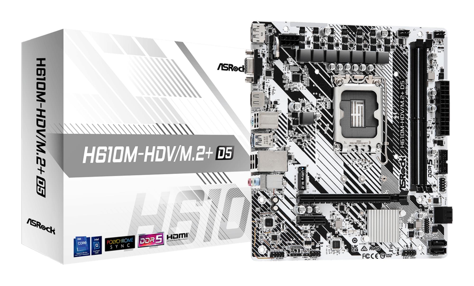 ASROCK H610M-HDV/M.2+ D5