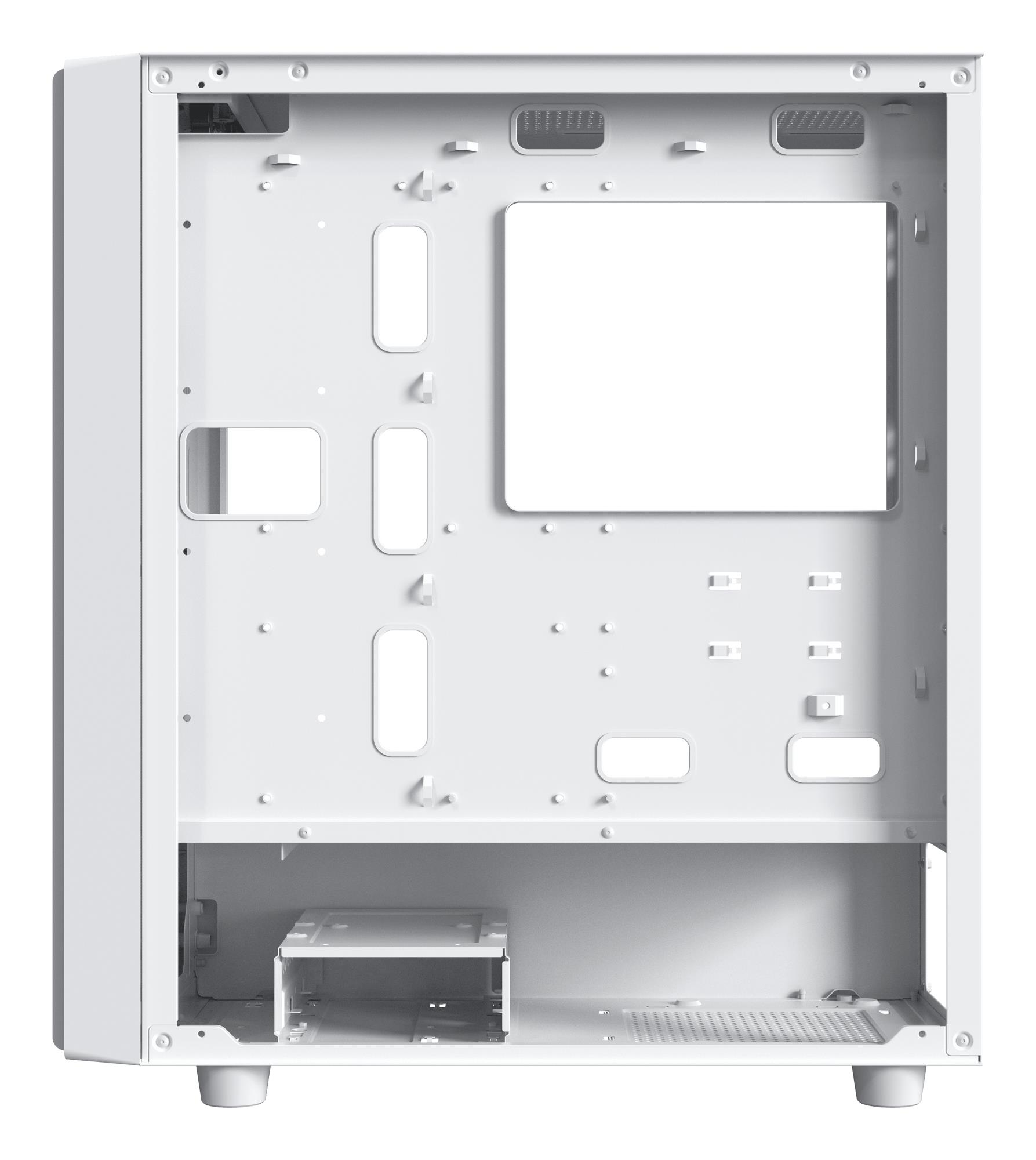 Корпус для компютера ATX W/O PSU GAMMA C70 WH (GAMMA-C70-WHG000XX-GL) OCYPUS на малюнкі №7