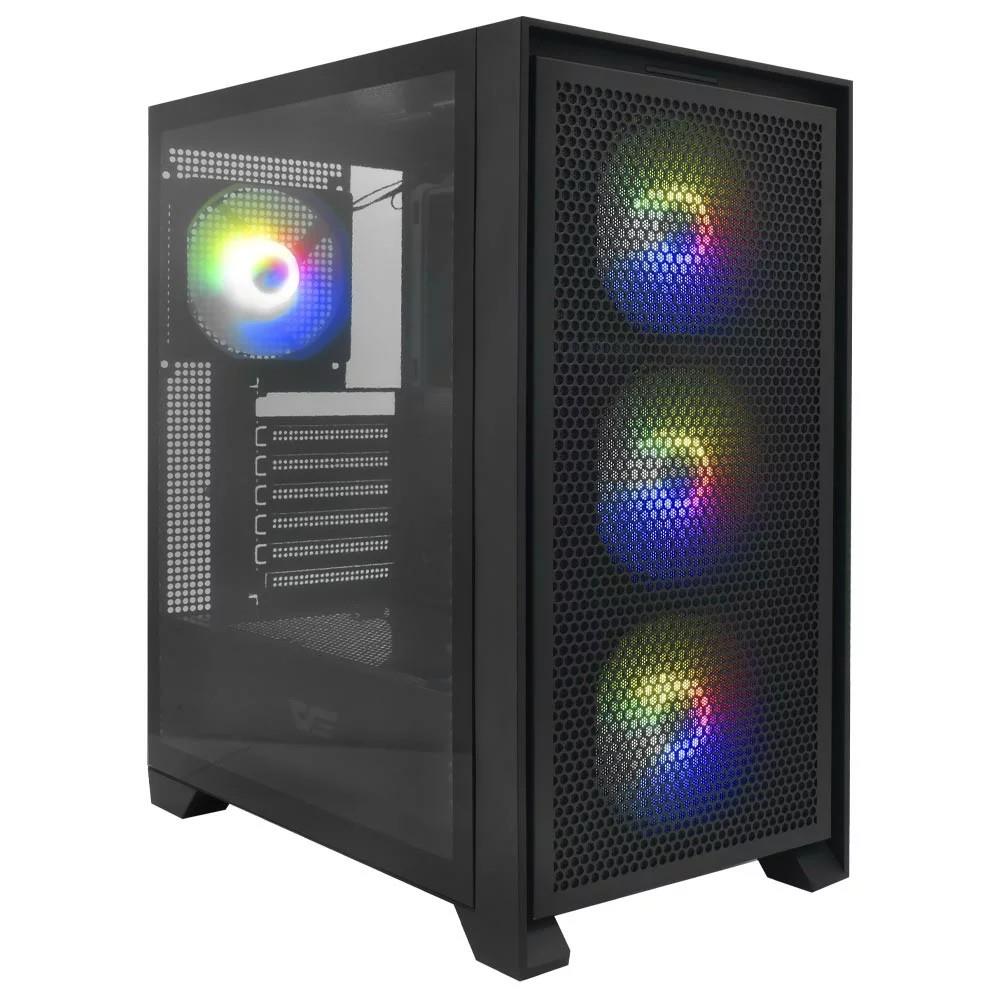CASE MIDITOWER ATX W/O PSU/DRX70 MESH BLACK DARK FLASH