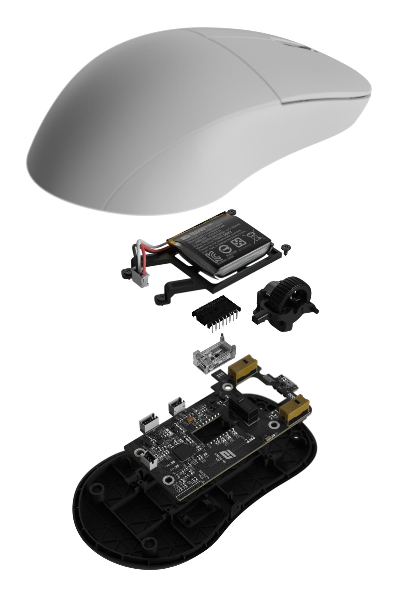 Миша ігрова бездротова Endgame Gear XM2w 4k v2, білий на малюнкі №16