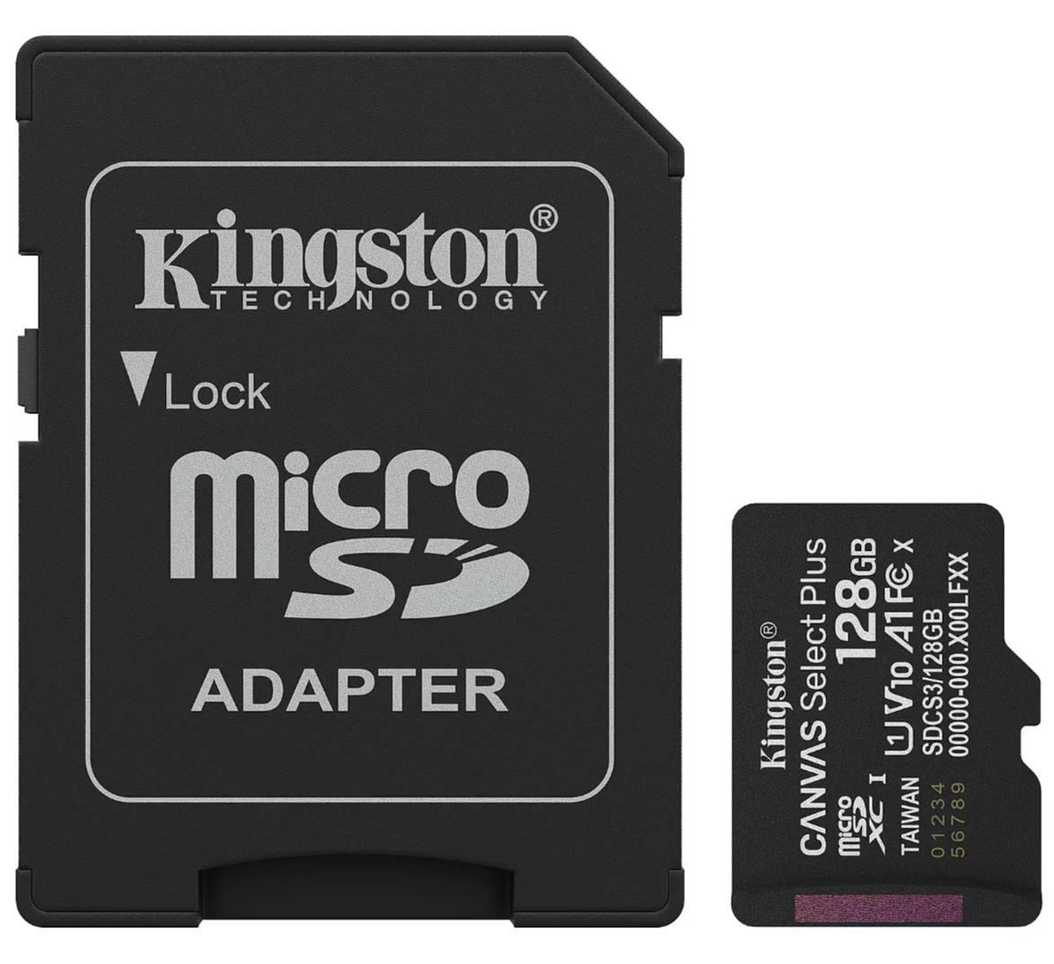 Карта пам’яті MICRO SDXC 128GB UHS-I W/ADAPTER SDCS3/128GB KINGSTON