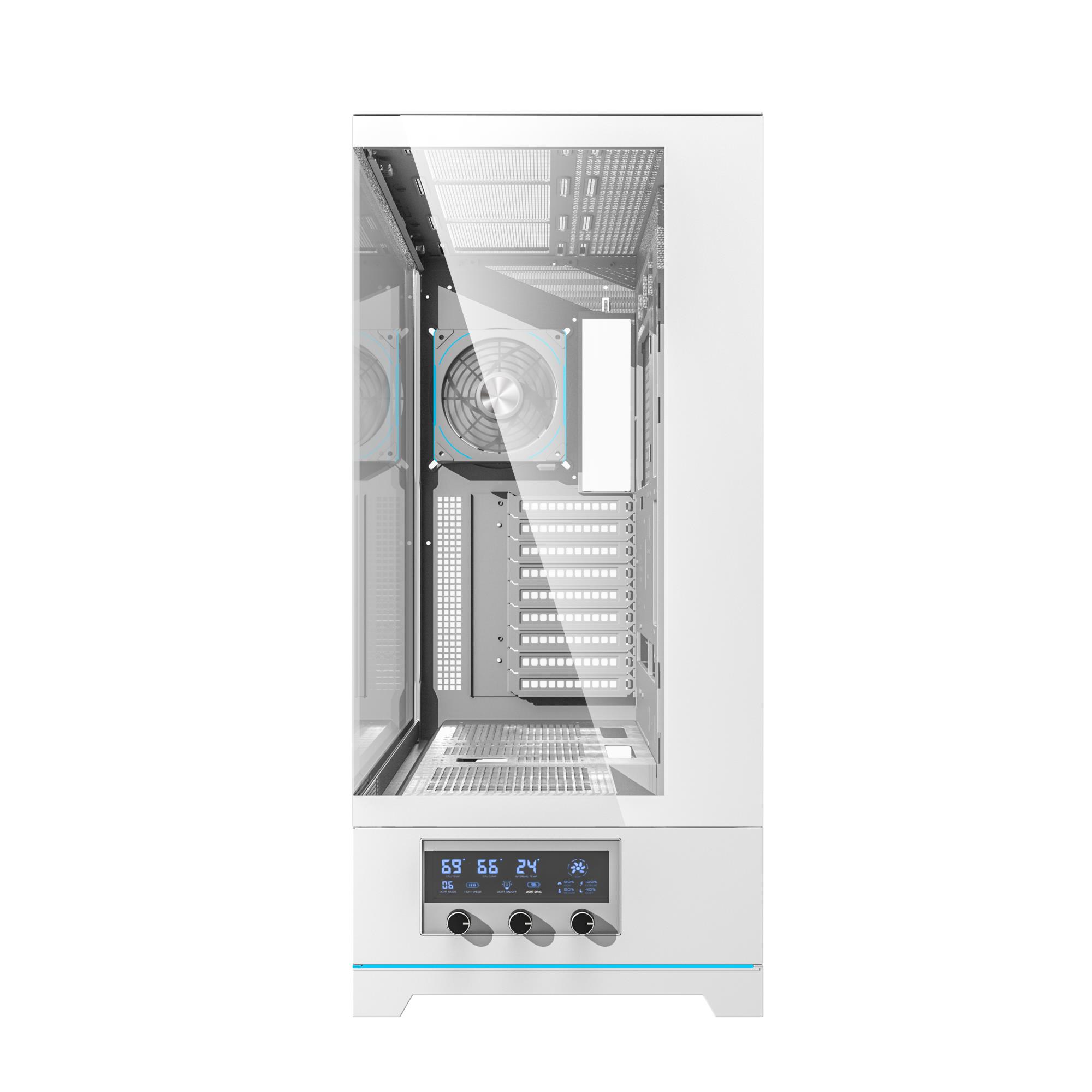 Корпус для компютера DARK FLASH ATX без блока живлення DY451L PRO білий на малюнкі №4