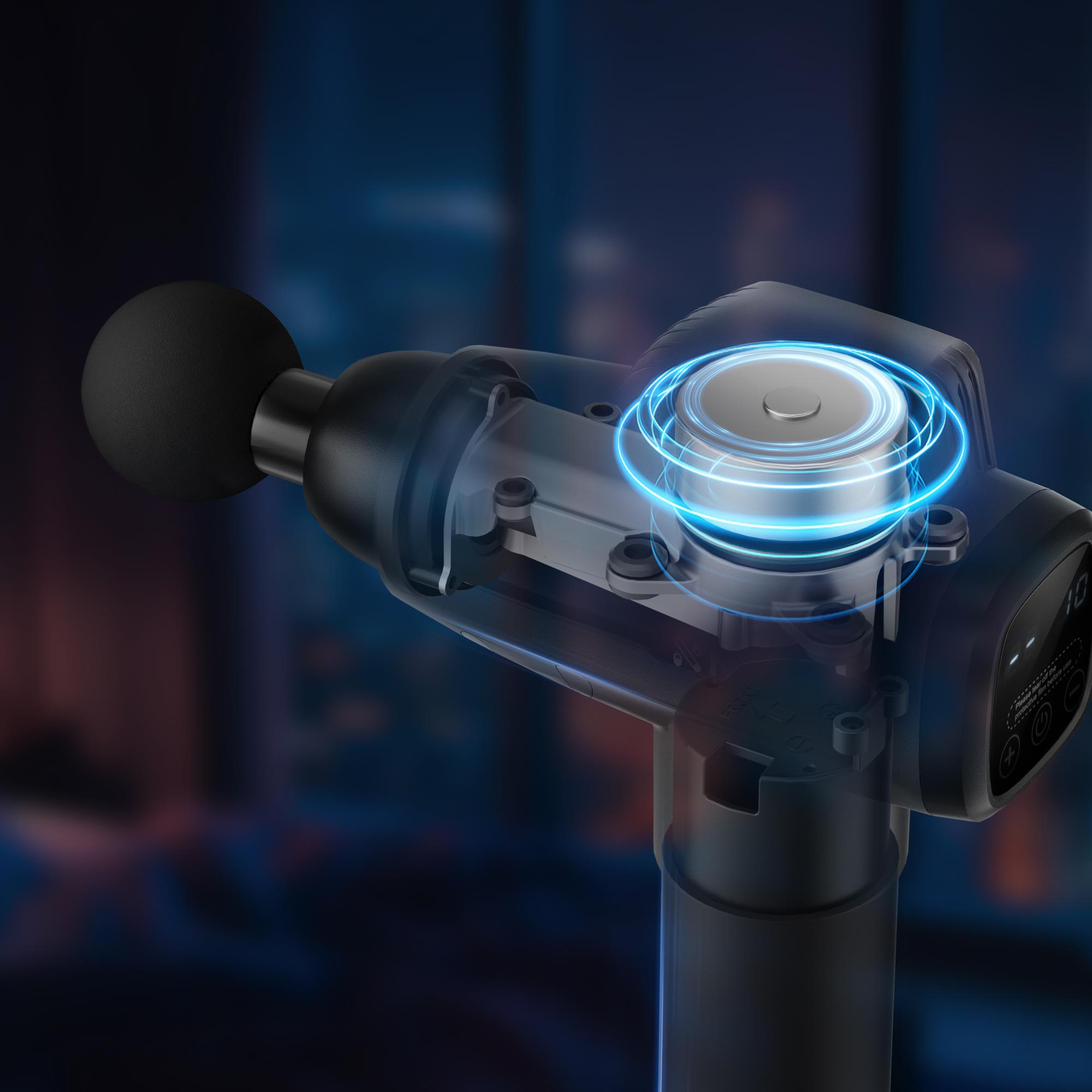 Масажер перкусійний ручний Naipo (NPMGUN-006) на малюнкі №5