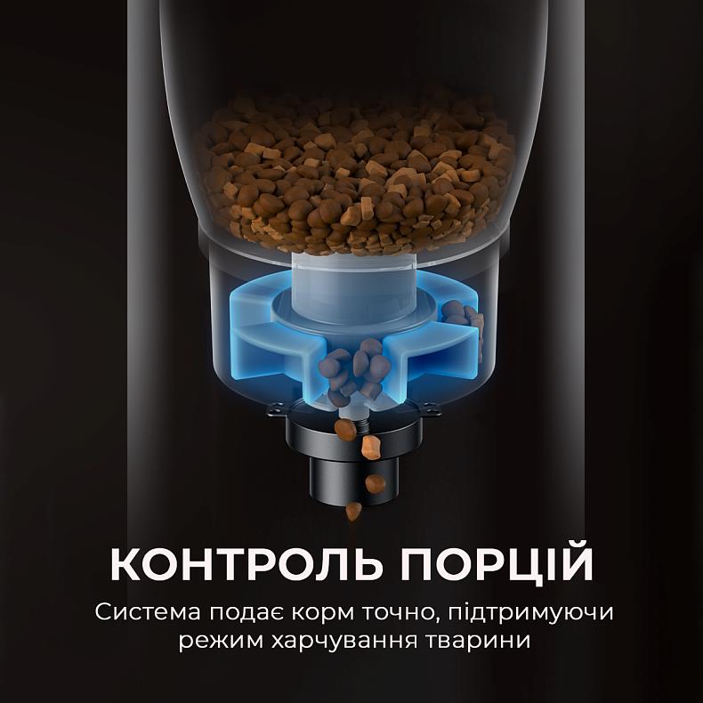 Годівниця для кішок і собак автоматична Mova Automatic PET Feeder PF10 Pro PF10A (Білий) дивитися зображення № 11
