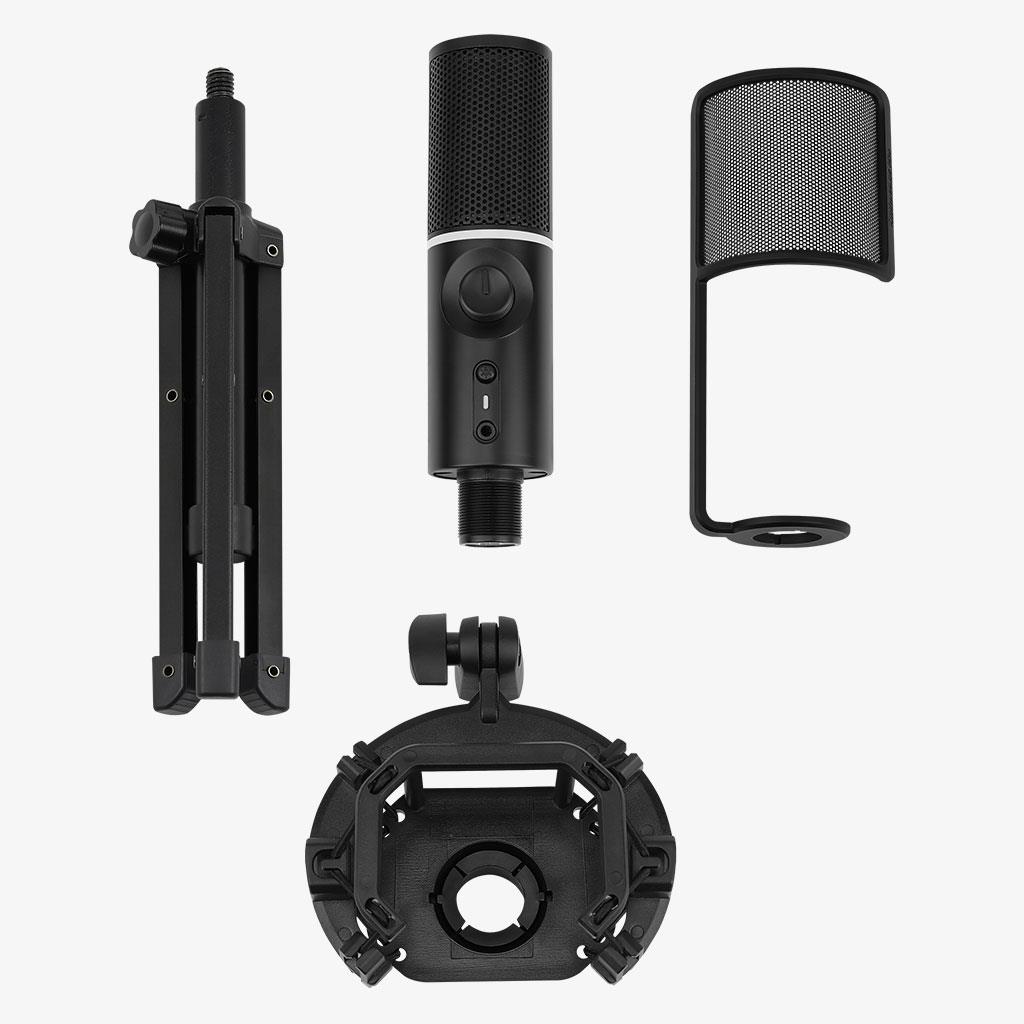 Мікрофон Streamplify MIC-48-RGB-TP, чорний на малюнкі №10