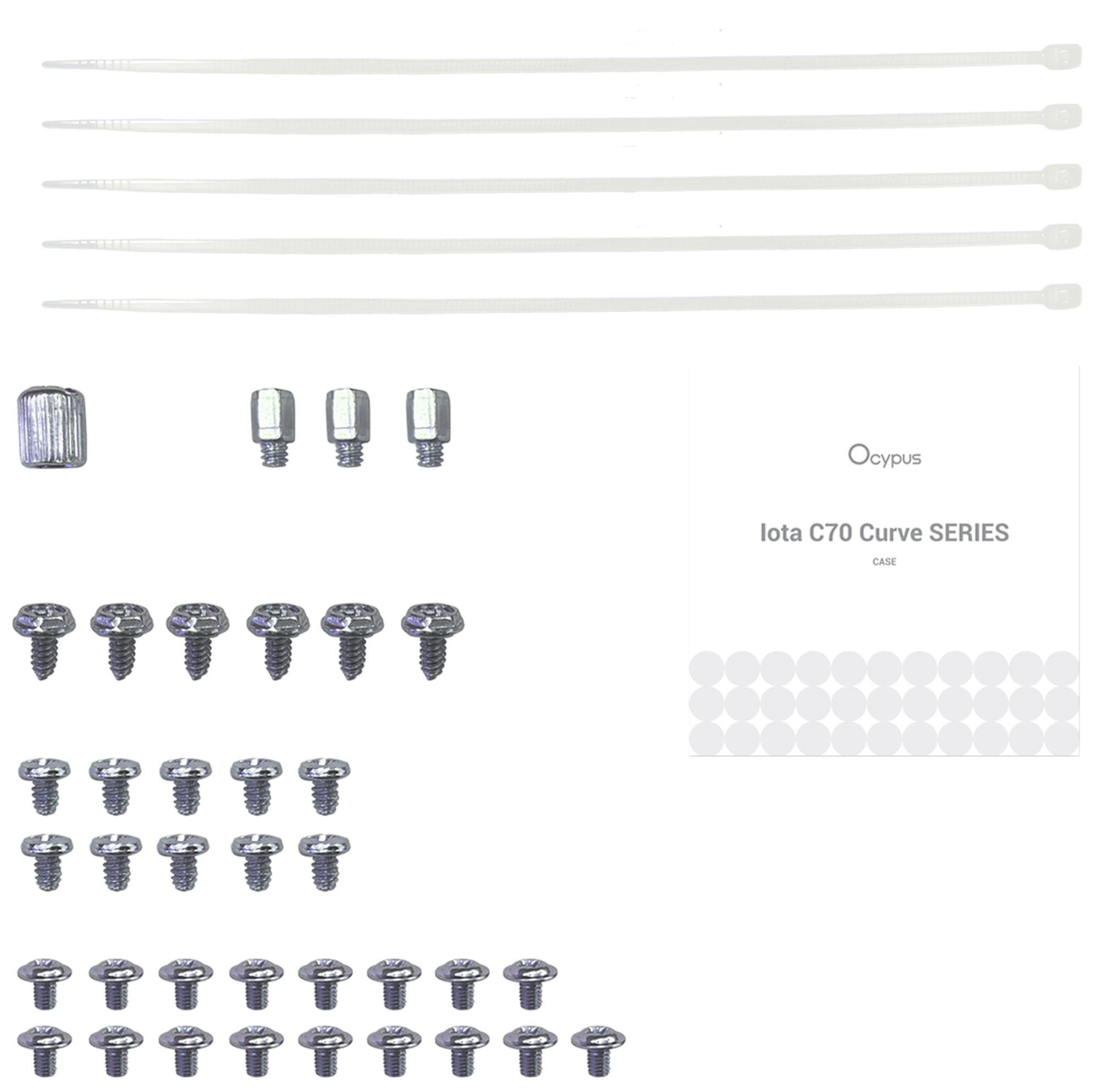 Корпус для компютера IOTA C70 WH CURVE ARGB DIGITAL (IOTA-C70-WHD400CD-GL) OCYPUS на малюнкі №10