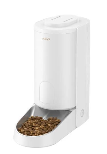 Годівниця для кішок і собак автоматична Mova Automatic PET Feeder PF10 Pro PF10A (Білий) дивитися зображення № 1