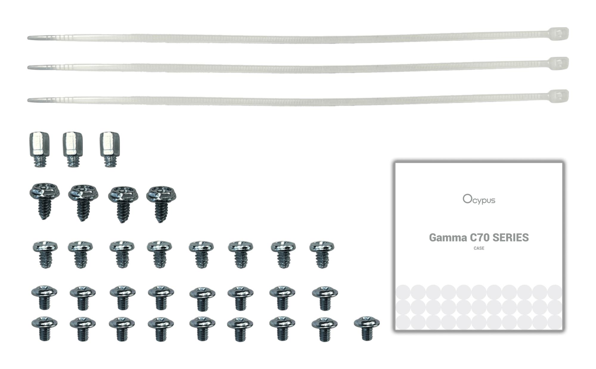 Корпус для компютера ATX W/O PSU GAMMA C70 WH (GAMMA-C70-WHG000XX-GL) OCYPUS на малюнкі №10