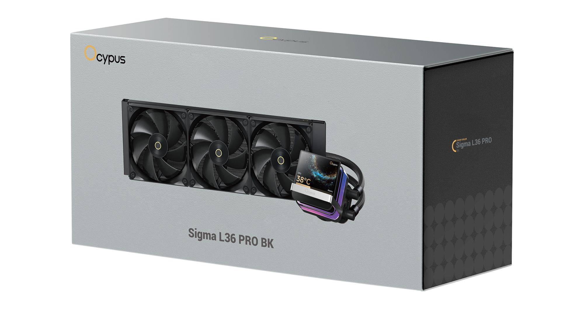 Система рідинного охолодження для компютерного процесора SIGMA L36 PRO BK (SIGMA-L36-BK3ANWL00P-GL) OCYPUS на малюнкі №7