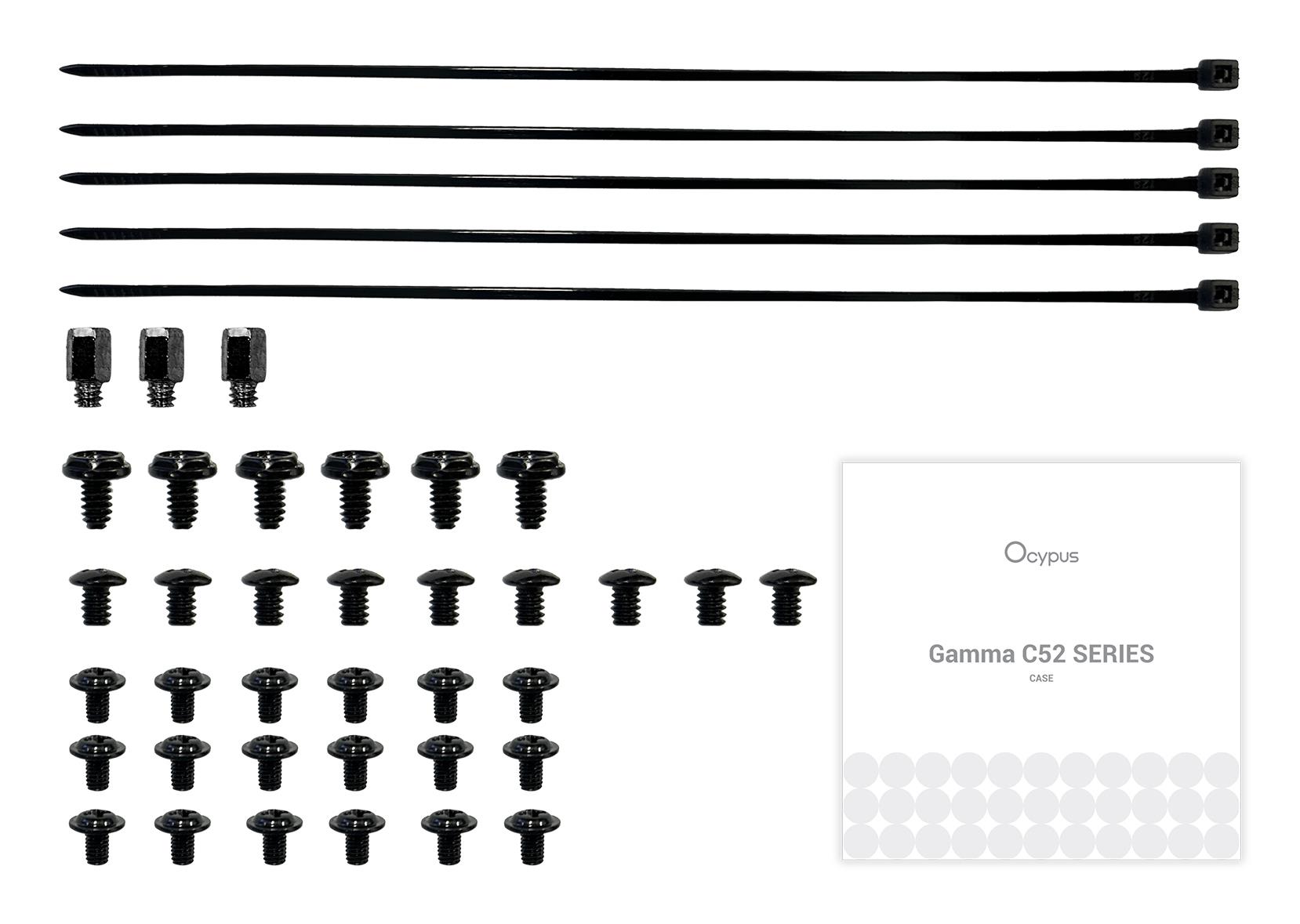 Корпус для компютера MATX W/O PSU GAMMA C52 BK ARGB (GAMMA-C52-BKD300XX-GL) OCYPUS на малюнкі №13