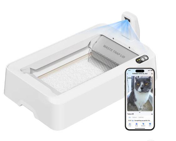 Смарт лоток PETKIT PUROBOT CRYSTAL DUO P9905 на малюнкі №1