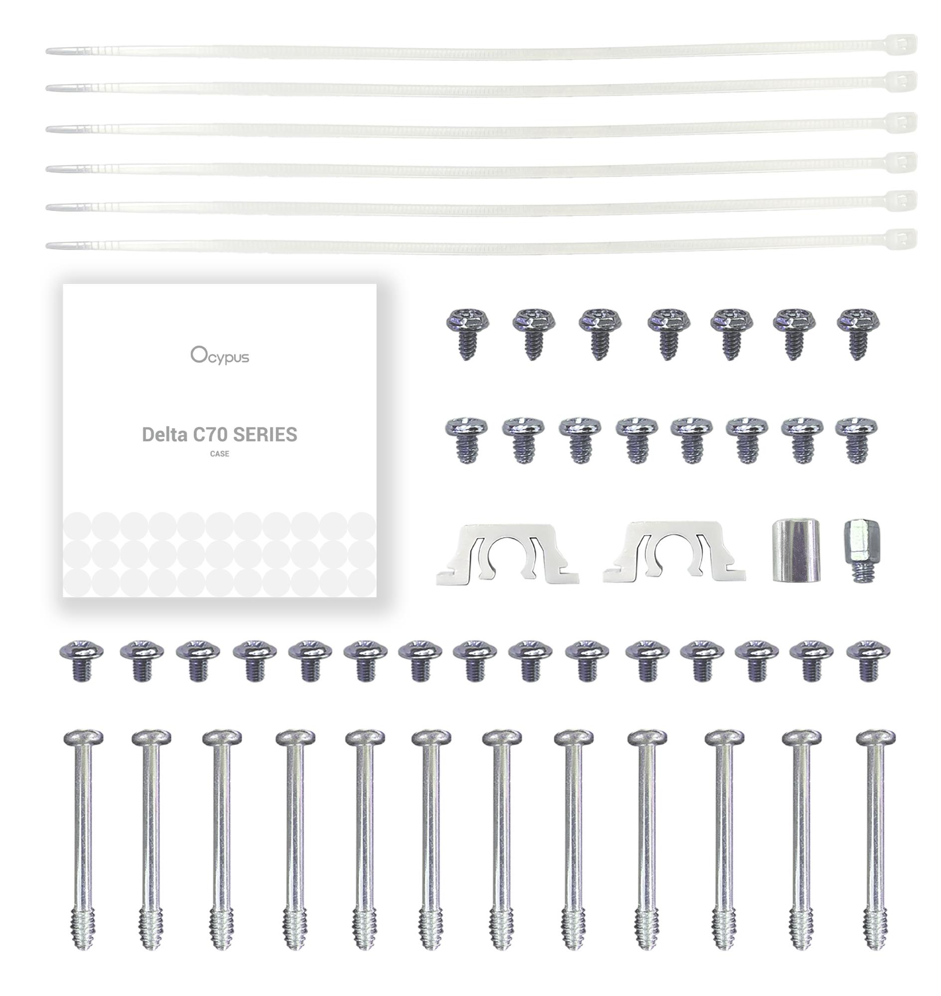 Корпус для компютера ATX W/O PSU DELTA C70 WH ARGB (DELTA-C70-WHG400XX-GL) OCYPUS на малюнкі №11