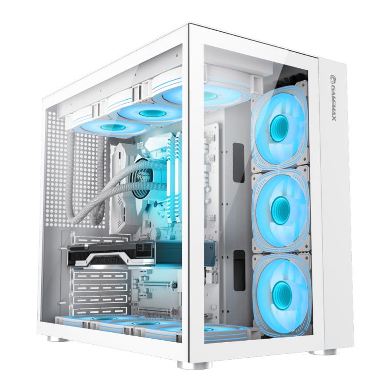 Корпус для компютера ATX W/O PSU INFINITY WHITE GAMEMAX на малюнкі №1
