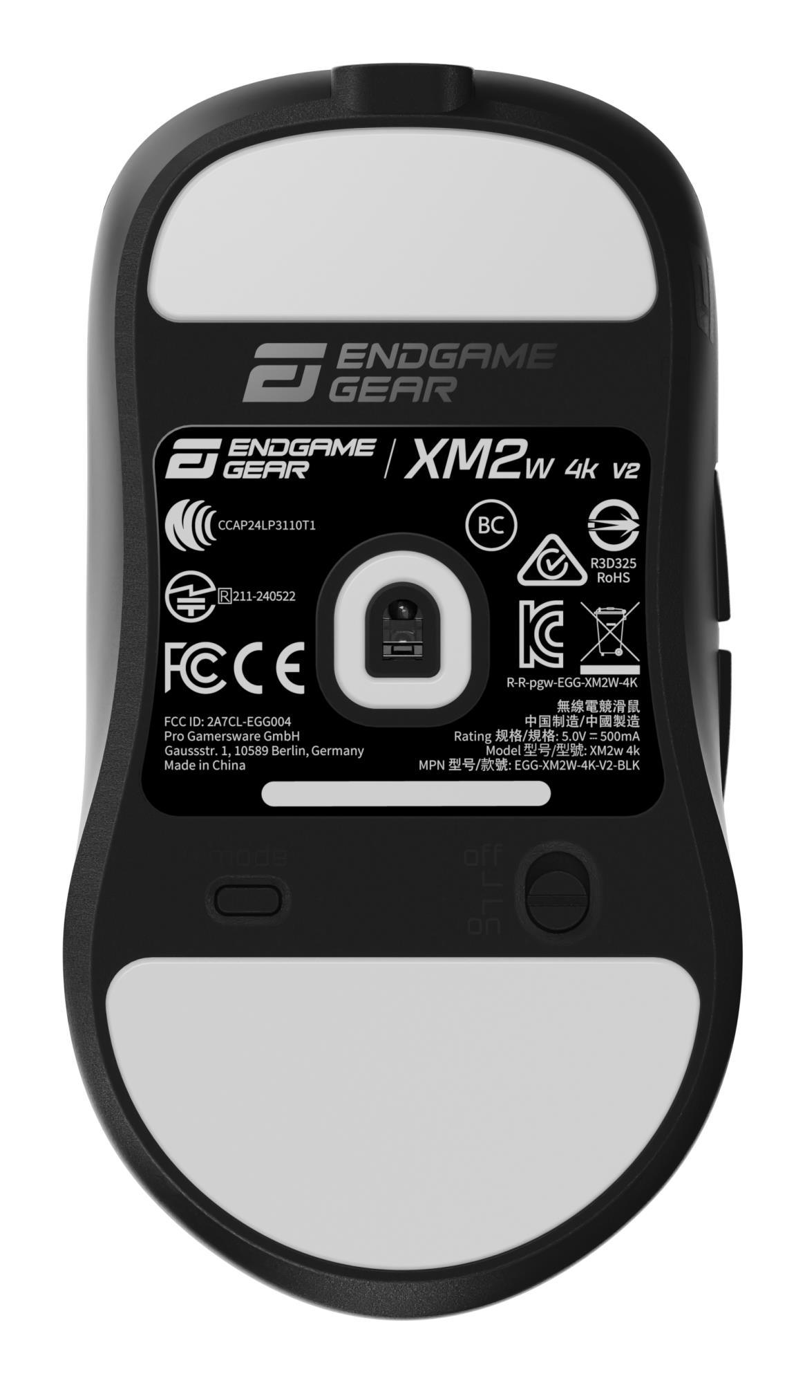 Миша ігрова бездротова Endgame Gear XM2w 4k v2, чорний на малюнкі №11