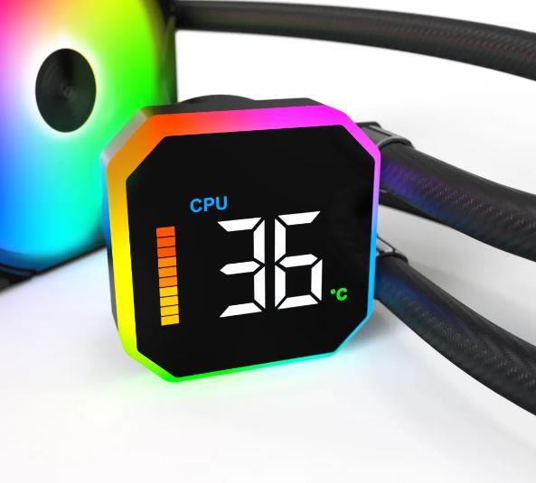 Система охолодження для комп’ютерного процесора MULTI SOCKET BLACK HYPERFLOW DIGITAL 360 MONTECH на малюнкі №5