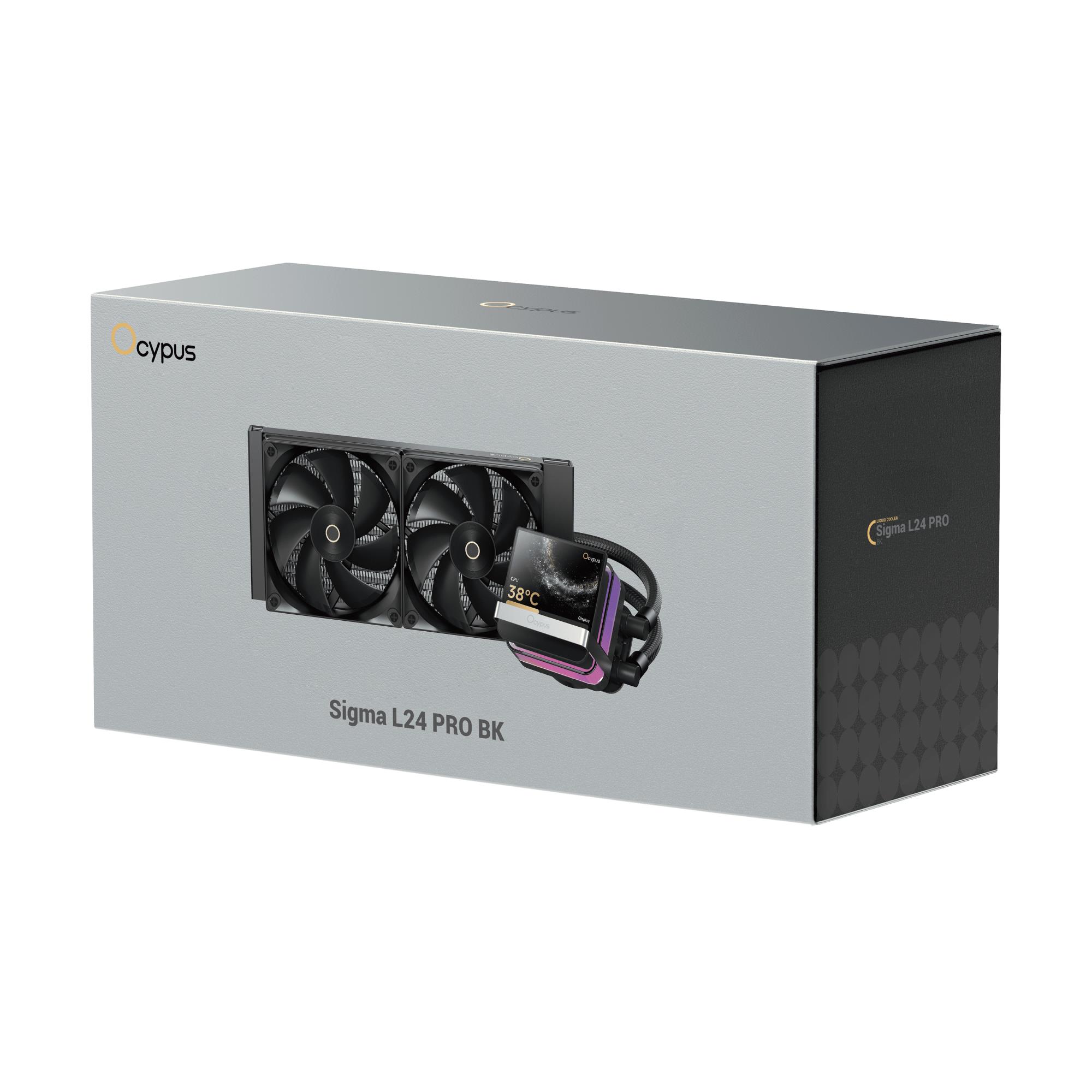 Система рідинного охолодження для компютерного процесора SIGMA L24 PRO BK (SIGMA-L24-BK2ANWL00P-GL) OCYPUS на малюнкі №7