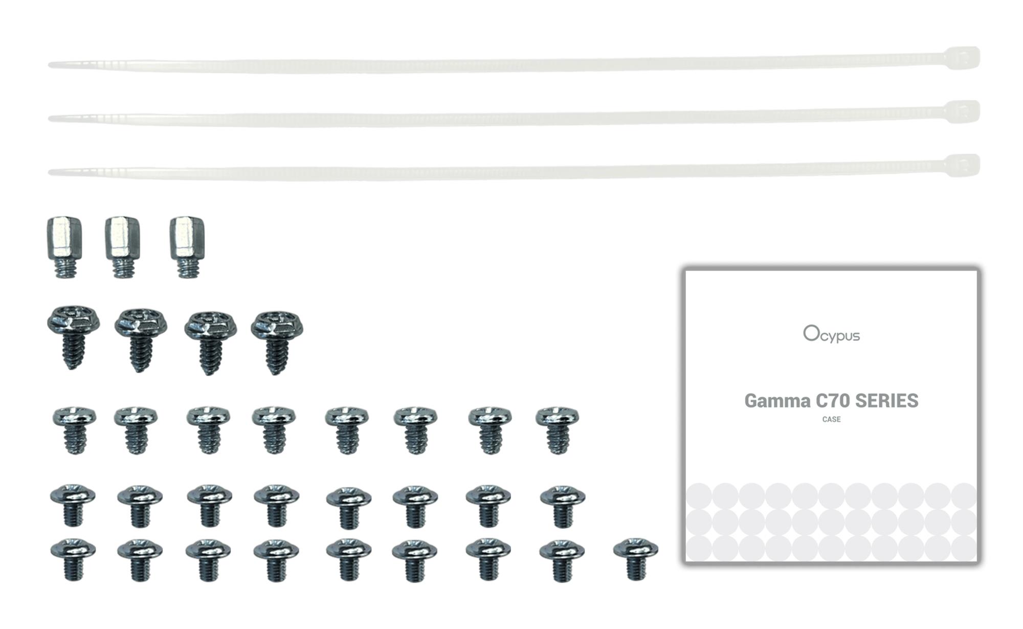 Корпус для компютера ATX W/O PSU GAMMA C70 WH ARGB (GAMMA-C70-WHG400XX-GL) OCYPUS на малюнкі №10