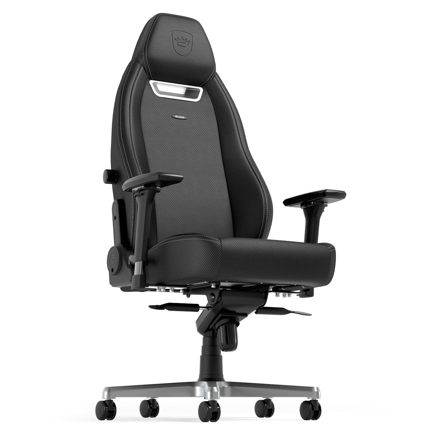 Ігрове крісло Noblechairs LEGEND високотехнологічна штучна шкіра, сірий на малюнкі №9