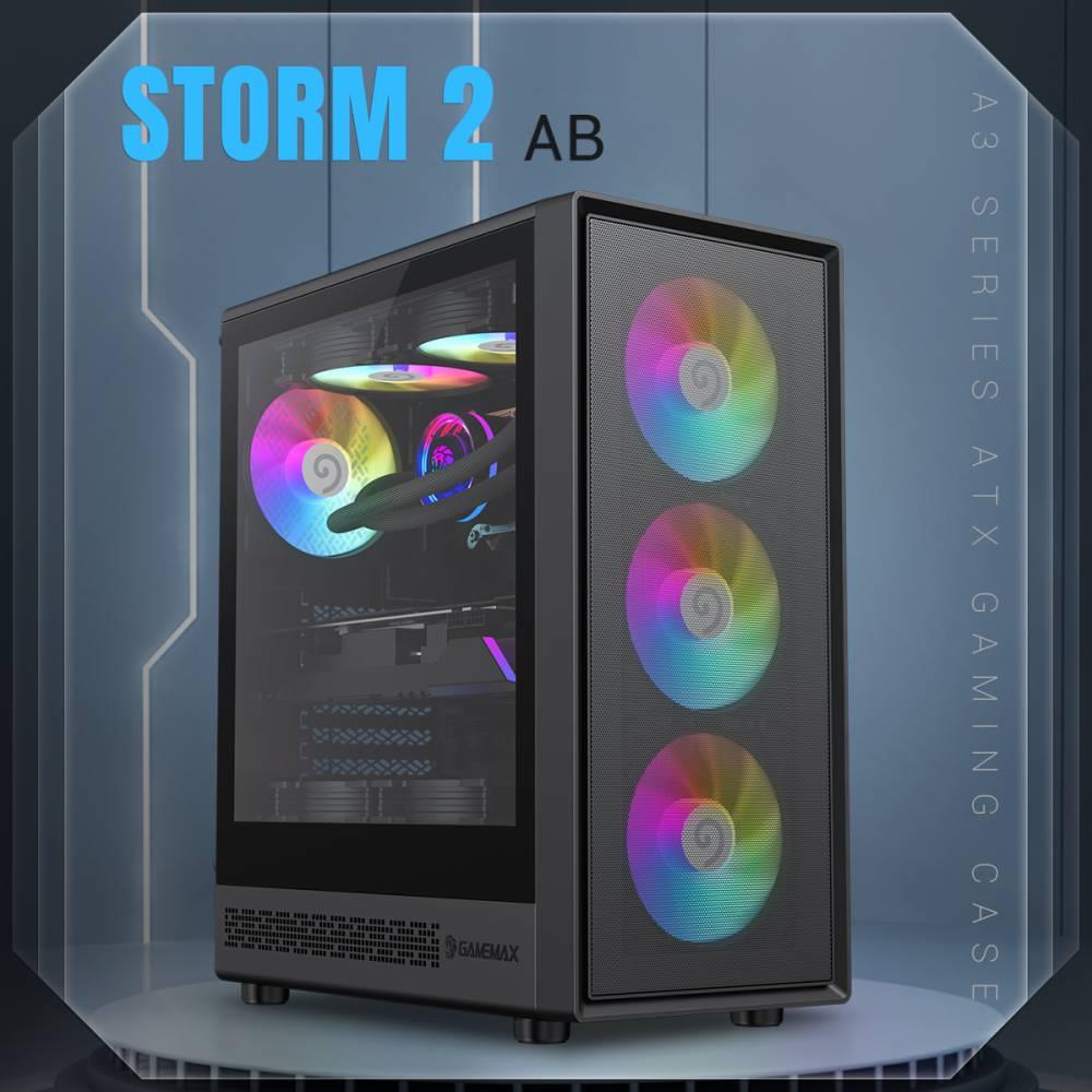 Корпус для компютера ATX W/O PSU STORM 2 AB GAMEMAX на малюнкі №8