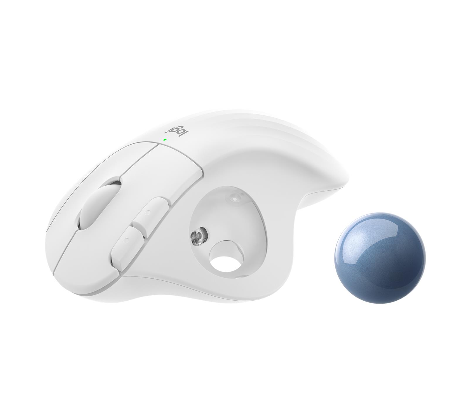  Маніпулятор миша бездротова LOGITECH TRACKBALL  ERGO M575 FOR BUSINESS  EMEA  OFFWHITE (910-006438) на малюнкі №1