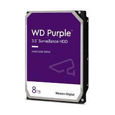 HDD|WESTERN DIGITAL|Purple|8TB|SATA 3.0|256 MB|7200 rpm|3,5"|WD8002PURP
