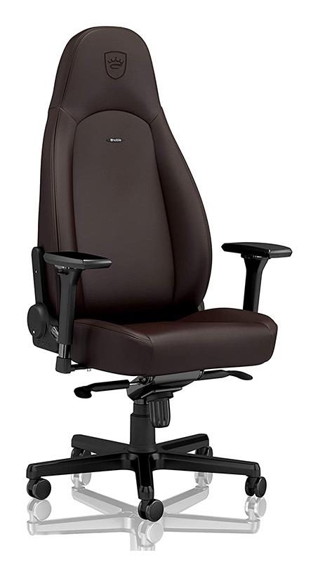 Ігрове крісло Noblechairs ICON високотехнологічна штучна шкіра, коричневий на малюнкі №1