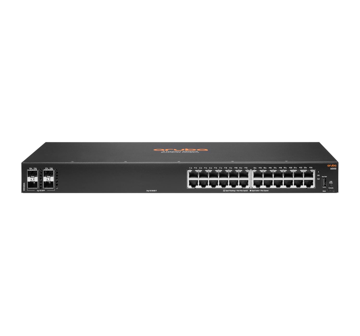 Net Switch 24PORT 4SFP/6000 R8N88A Aruba By HPE