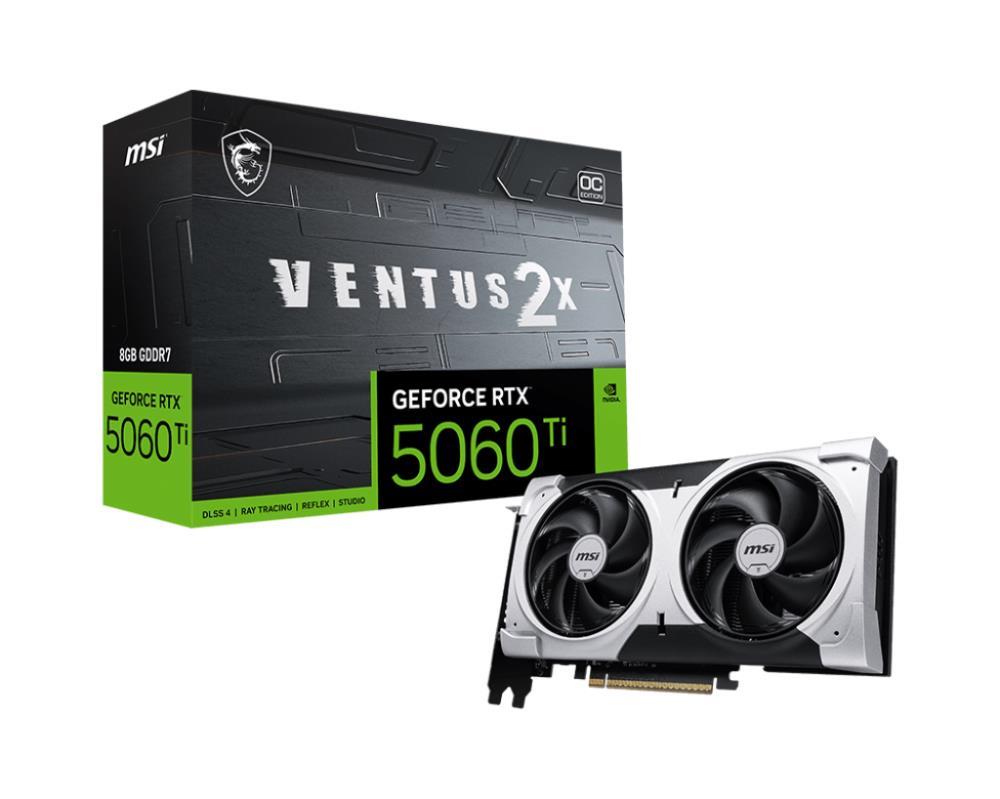MSI NVIDIA Ge Force RTX 5060 Ti 8 GB GDDR7 128 bit PCIE 5.0 ...