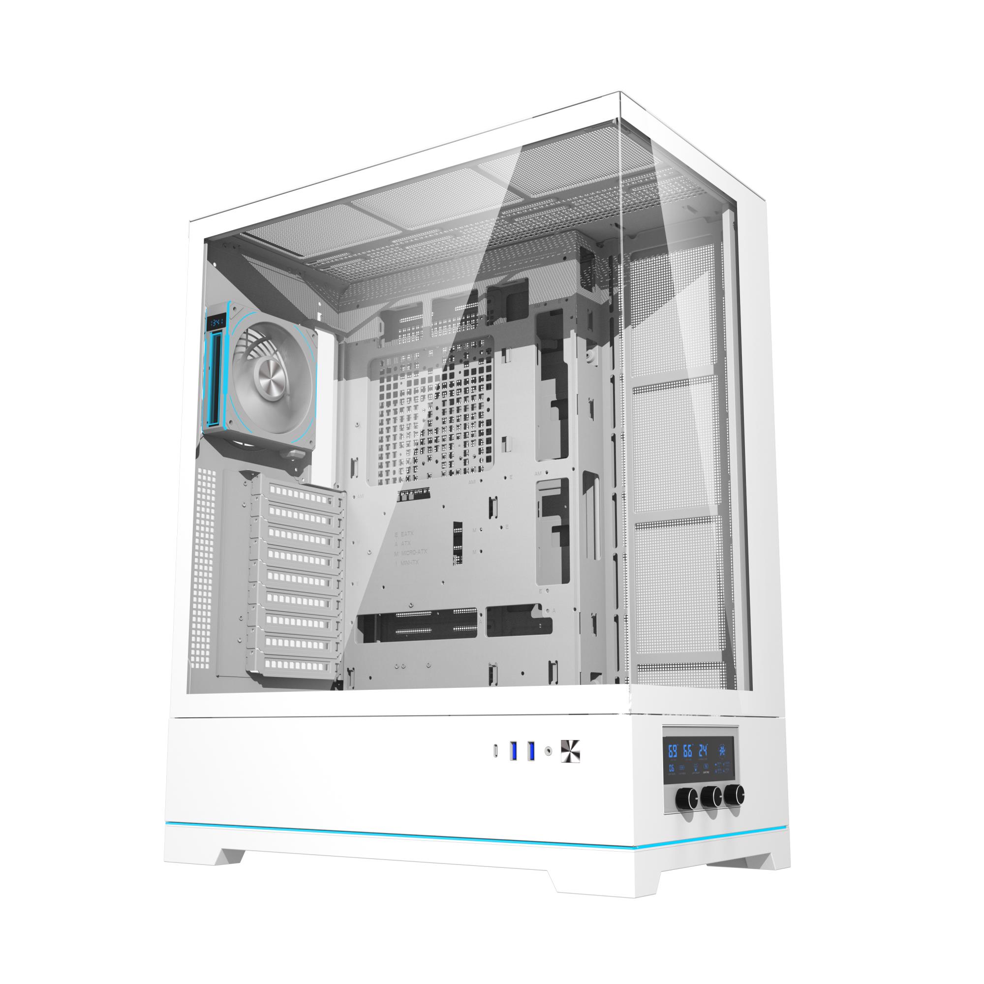 Корпус для компютера DARK FLASH ATX без блока живлення DY451L PRO білий на малюнкі №8