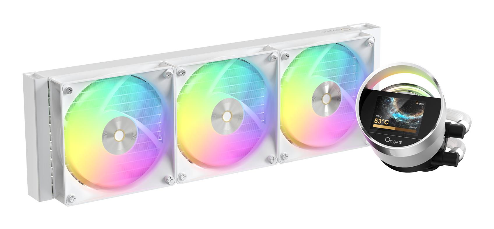 Система рідинного охолодження для компютерного процесора SIGMA L36 WH ARGB (SIGMA-L36-WH3AAWWN00X-GL) OCYPUS на малюнкі №1